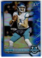 2021-22 Bowman University Grayson McCall Chrome Blue #/199 #55