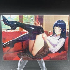 Hinata Hyuga Anime Waifu Card Doujin ACG Goddess Holo