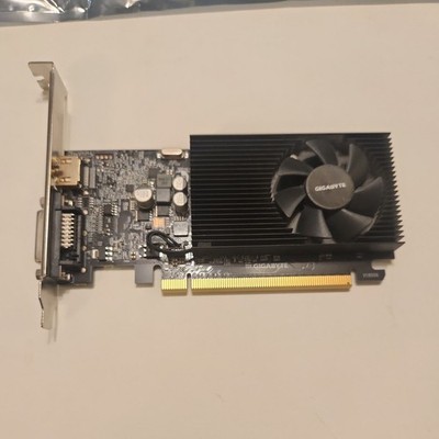 GIGABYTE GeForce GT 1030 Low Profile D4 2G DirectX 12 GV-N1030D4-2GL Video Card
