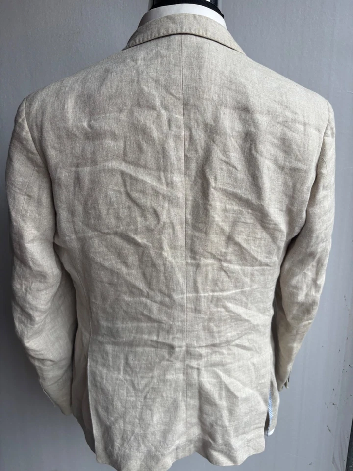 ⭐️ JACK SPADE  LINEN   SPORT COAT JACKET 40  ⭐️ - Image 4 of 4