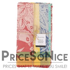 Sur La Table Jacquard Bird of Paradise Napkins, Set of 4, MSRP $45