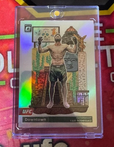 2023 Donruss Optic UFC Yair Rodriguez Downtown No. 4 SSP Case Hit Rare