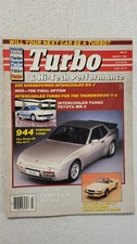 Turbo & Hi-Tech Performance Magazine March 1986 Very Good Condition 944 Porsche