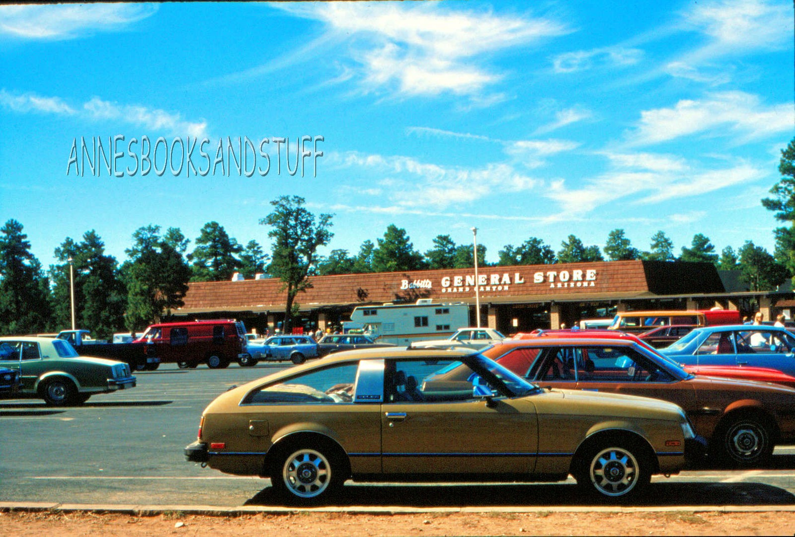 35 mm color slides lot of 4 * 1990 GRAND CANYON Gen Store, Station, Angel Lodge
