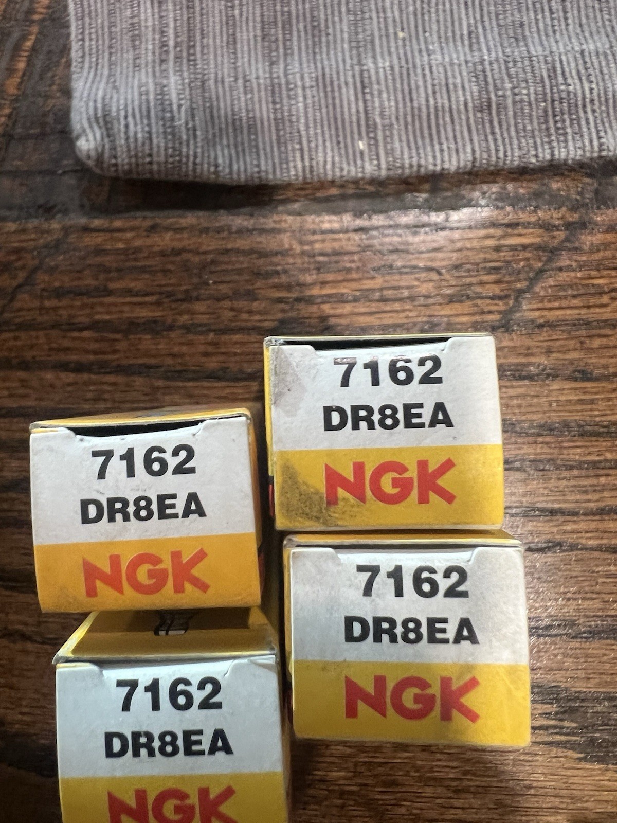 2 Pack Genuine Authentic NGK 7162 Nickel Standard Resistor Spark Plugs DR8EA