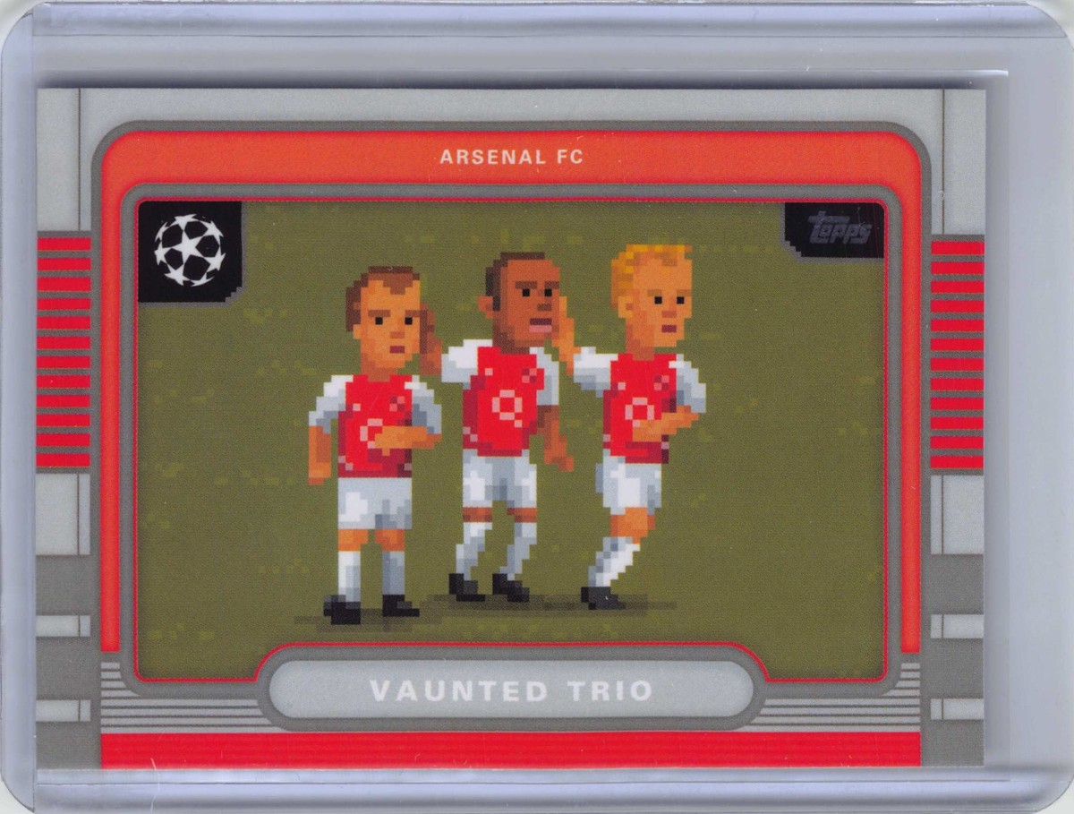 2025-26 Topps UEFA Club Competitions #8B-10 Vaunted Trio Arsenal