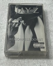 JAY Z - REASONABLE DOUBT CASSETTE TAPE RAP HIP HOP 1996 Vintage Not Tested