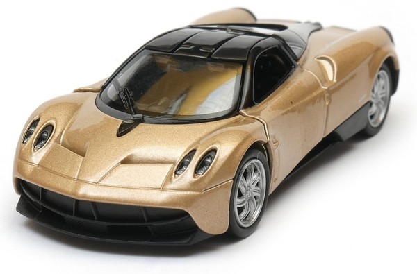 Welly Pagani Huayra Champagne Gold Metallic MaßStab 1:34 1:39 4,5 Zoll Auto...-image