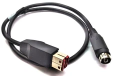 Powered USB Plug Cable 24V Size 2ft for Epson Point of Sale Printer 010731A