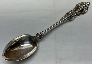Vintage 1964 Towle El Grandee 102g Sterling Silver Serving Spoon 8 3/8”