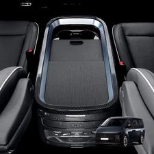 Tuning Storage Box Armrest Box Lid Panel Cover Trim For Hyundai Staria 2021-2026