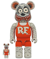 Be@Rbrick Rat Fink Gray (100%+400%) - OVP NEU