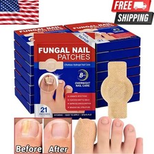 21 Pcs Fungal Nail Patches - Extra Strength Toenail Fungus Treatment Overnight