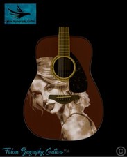 Chitarra acustica personalizzata Taylor Swift fatta a mano su misura