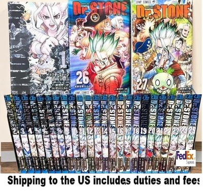 少年漫画 Dr.STONE 1-27 Dr.STONE Vol.1-27 Set Manga Comics Boichi Riichiro Inagaki
