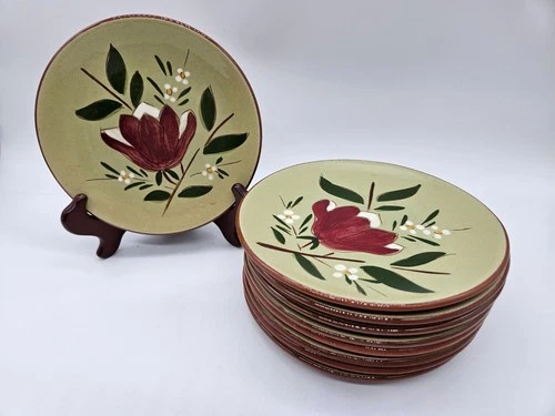 Stangl Pottery Magnolia, Small Dessert Plate, Made in USA, New Jersey, 1950's