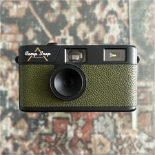 Camp Snap Point Shoot Film Effect Digital Camera Green Built-in Flash