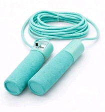Digital Jump Rope with Counter Foam Handles, Adjustable Fitness Skipping Rope