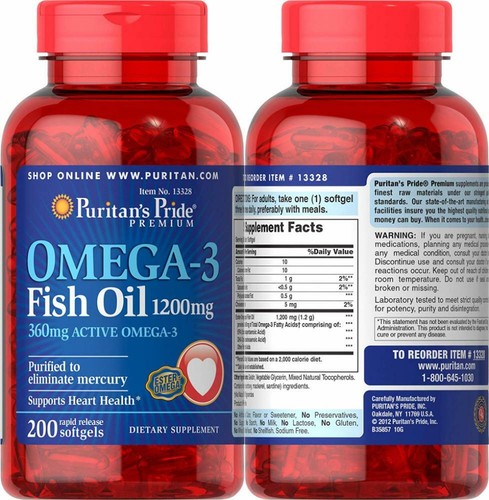 Puritan's Pride Omega-3 Fish Oil 