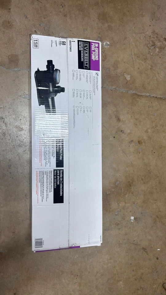 Everbilt 1 HP , 2-Speed 230V Model Pool Pump In Ground SPP10002-2SP - Image 2 of 4