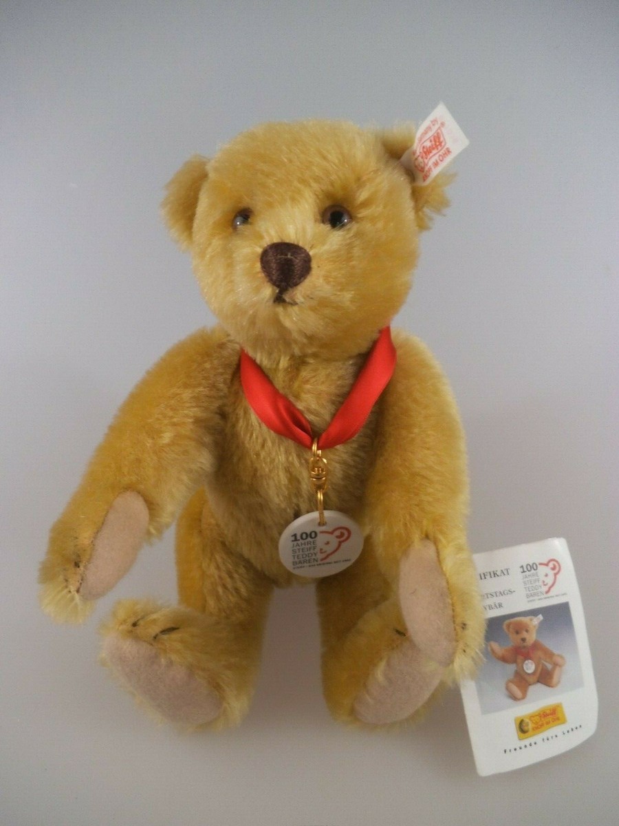 Steiff Teddybär Jacke Mit Steiff Fell Steiff Teddy 671036 100 Jahre
