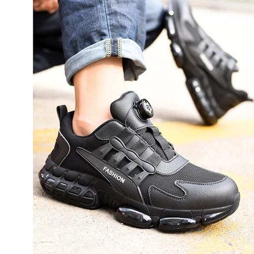 Herren Leichte Sicherheitsschuhe Stahlkappe Arbeitsschuhe S3 Sport Sneaker 37-48 - Bild 7 von 14