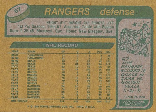 1980-81 Topps Hockey Complete Your Set U-Pick Unscratched NM/MT (1-150) 0.99 - Picture 111 of 291