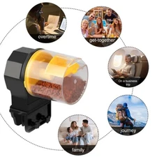 Aquarium Automatic Fish Feeder Fish Food Dispenser - Fish Tank Vacation Timer