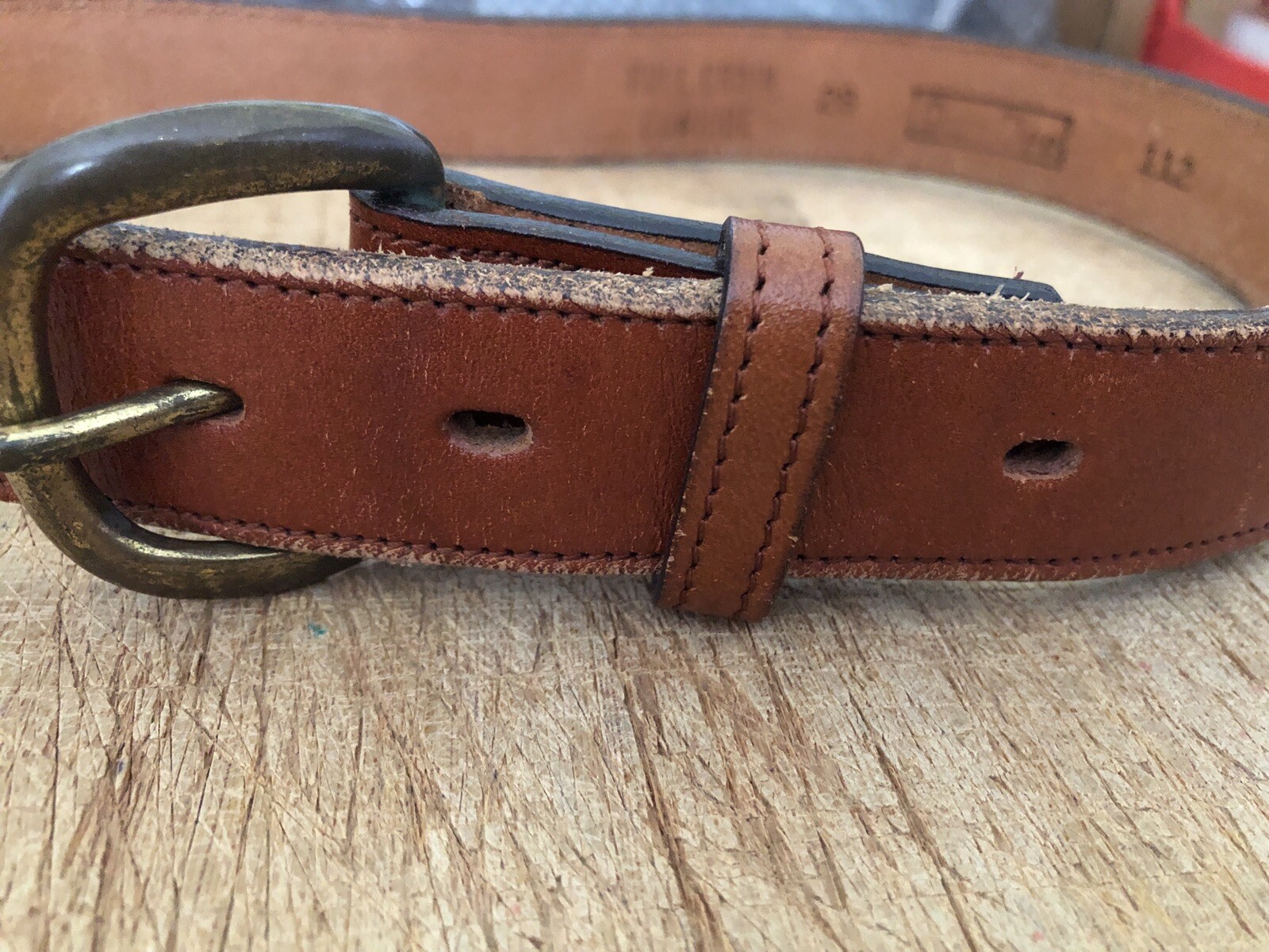 Belt DunDee Dun Dee Full Grain Cowhide Made USA Brass… Gem