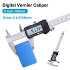 Digital Caliper 150mm Stainless Steel Vernier Calipers Micrometer Measuring Tool