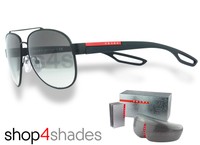 Prada Sport Aviator Sunglasses Black Rubber_black_grey Gradient 55qs Dg00a7 Prada Sport Aviator Sunglasses Black Rubber_black_grey Gradient 55qs Dg00a7