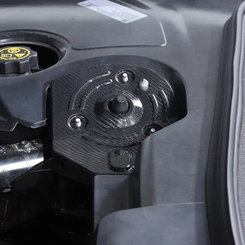 Juego de cubiertas interiores de bahía de motor de fibra de carbono seca real para Corvette C8 2020-2024 - Imagen 4 de 27