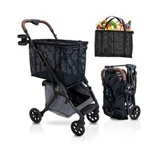 Personal Luxury Folding Shopping Cart On Premium Wheels Ultra Lightweigh