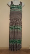 Fever Long Dress Jungle Green Size L/G With Belt Loops