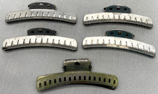 Vintage 4 GOODY Aluminum Wave Hair Clips 1 Mervin Unbranded 3  