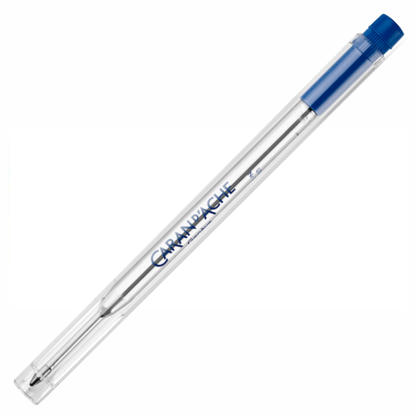 CARAN d'ACHE Goliath Ballpoint Pen Refill Cartridge, Medium 0.25mm, Blue