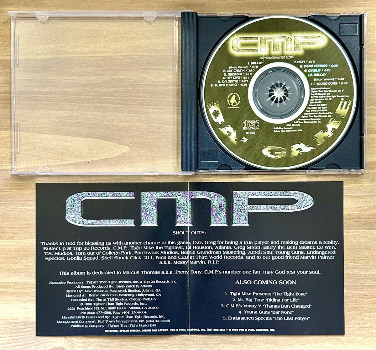 洋楽 G RAP!!CMP/DA GAME g-rap g rap C.M.P. – Da' Game Da' Game - Album by CMP