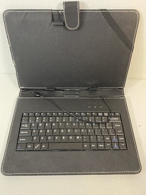 USB Keyboard Case Cover For 10  Vankyo MatrixPad Z4 S10 S20 S21 S30 Tablet Black