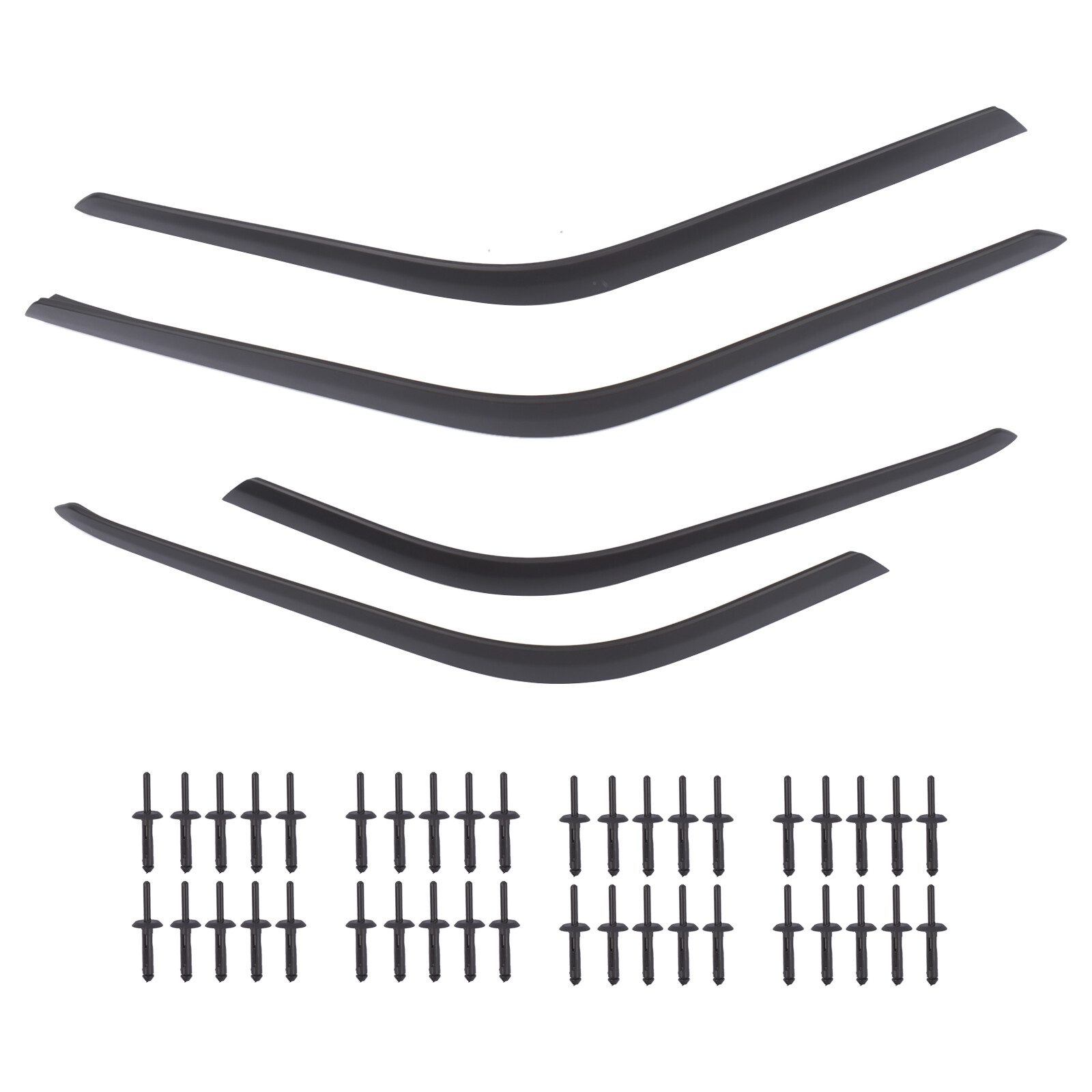 Front  Rear Fender Flares Extension Set for 2018-2024 For Jeep For Wrangler