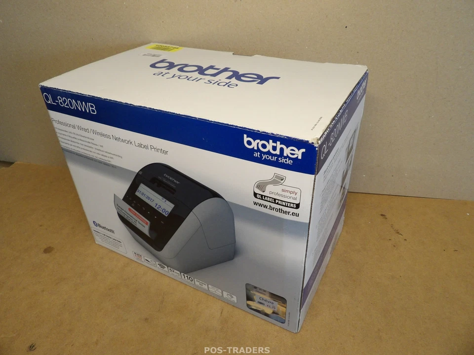 Brother QL-820NWB Thermal Label Barcode Printer WiFi Bluetooth - IN BOX + PS - Bild 3 von 4