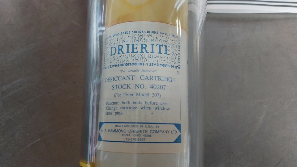 Hammond Drierite 207 Compressed Air and Gas Drier Desiccant Cartridge 50207 - Image 4 of 4