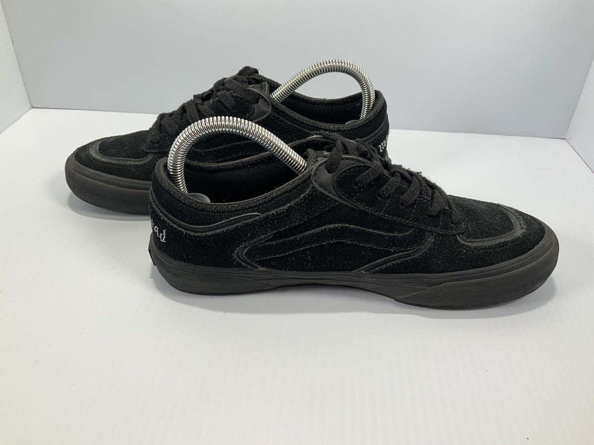 Motörhead x Vans Rowley Black slip ons Vans x Motorhead by Geoff Rowley⁠ ⁠ Rowley Pro and Skate  main image 4