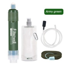 4000L Water Purification Filtration Portable Camping Filter 480ml Survival Kit