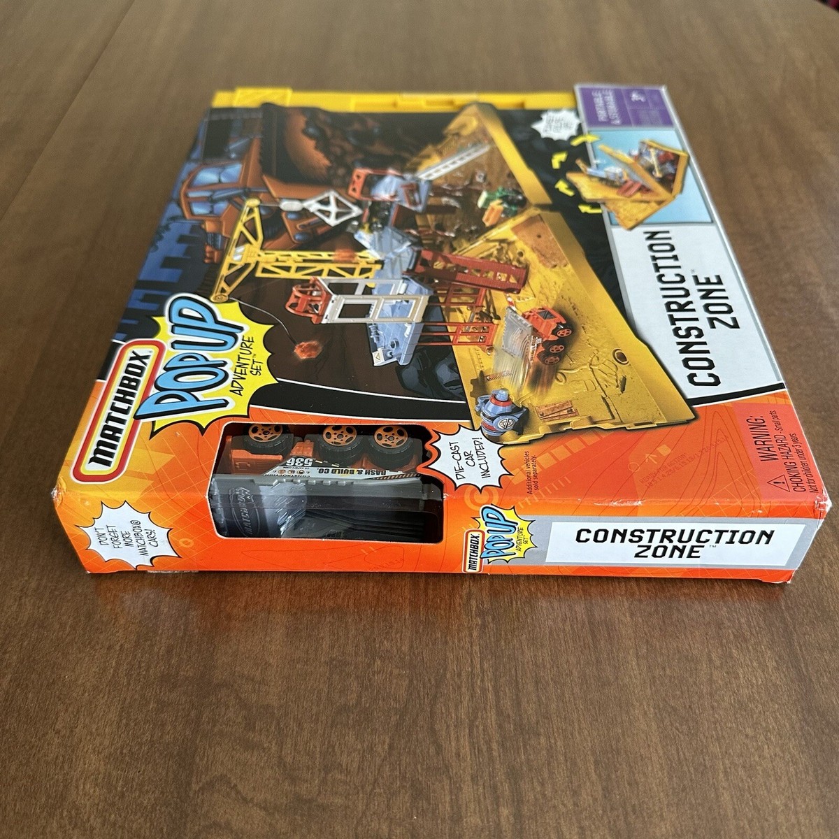 Matchbox Pop Up Adventure Set Construction Zone, 2005, New | eBay