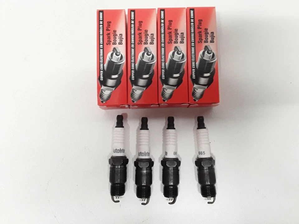 Spark Plug Resistor Autolite 665 / FOR Buick,Chevrolet,Oldsmobile,Pontiac 4pcs - Imagem 2 de 3