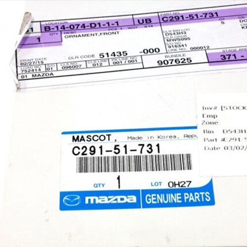 NEW OEM Mazda 2008-2015 Mazda5 Front Bumper Chrome Emblem Logo C291-51-731 - Bild 6 von 6