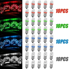 10-40PC BA9S 1815 1895 LED Interior Dome Instrument Dash Panel Gauge Light Bulbs