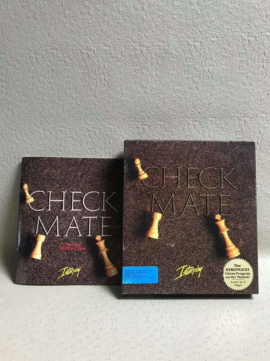 Checkmate MANUAL and BOX ONLY, Commodore Amiga, Interplay, #3665