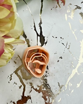 Frida No.2 Polymer Clay Cutter – 25mm Tool for Earrings – Jewelry Making