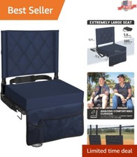 Ultimate Portable Stadium Chair with Back Support: Premium Comfort and Safety